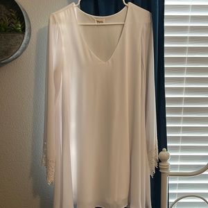 Show Me Your Mumu White boho mini dress